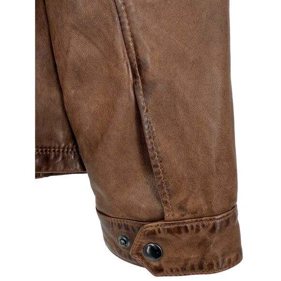 Carbon 2 Cobalt Lamb Leather Jacket • Gorpcore Americana Minimalist Workwear XXL - Picture 12 of 16